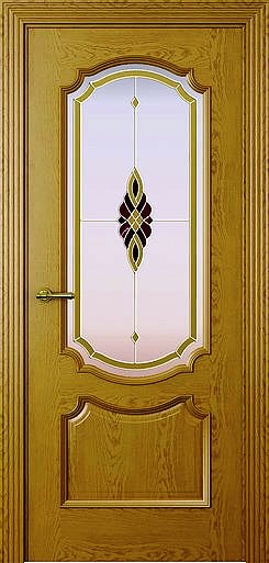Дверь "Milano 3 Колос золото"